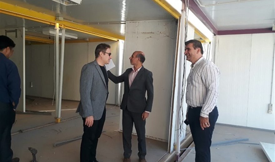 جلسه پیگیری بازسازی و بهسازی مرکز رشد دانشگاه علوم پزشکی بم